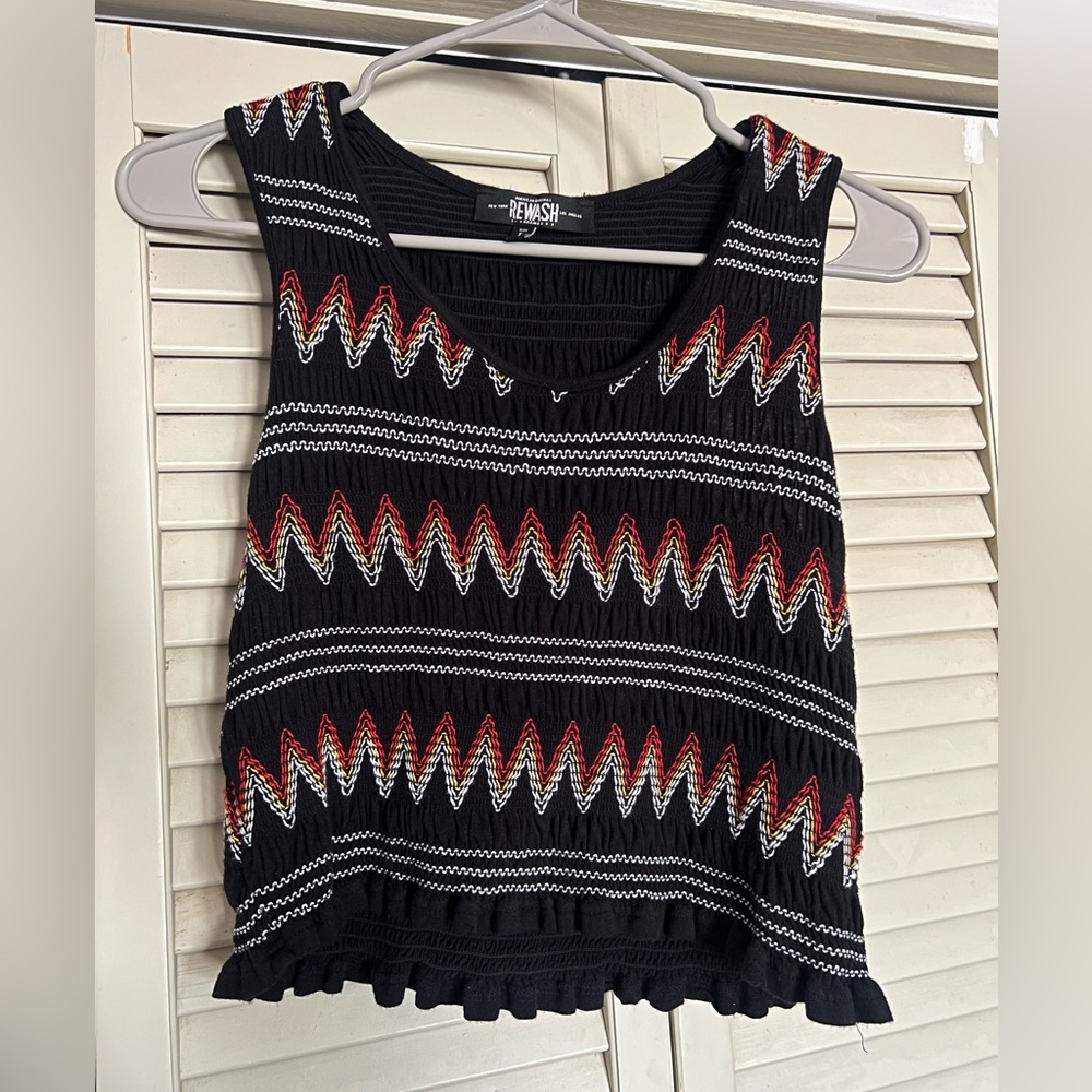 Colorful crop top